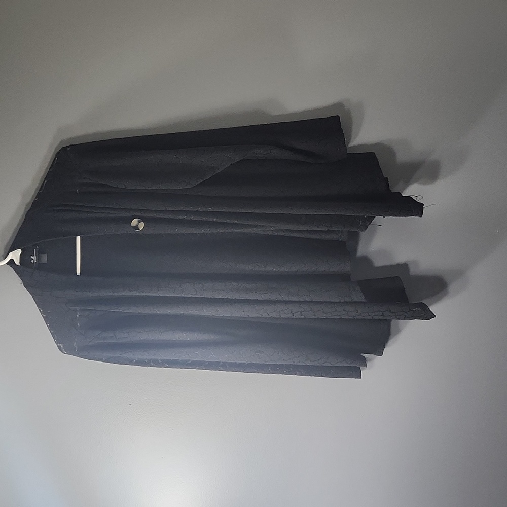 Open draped cardigan